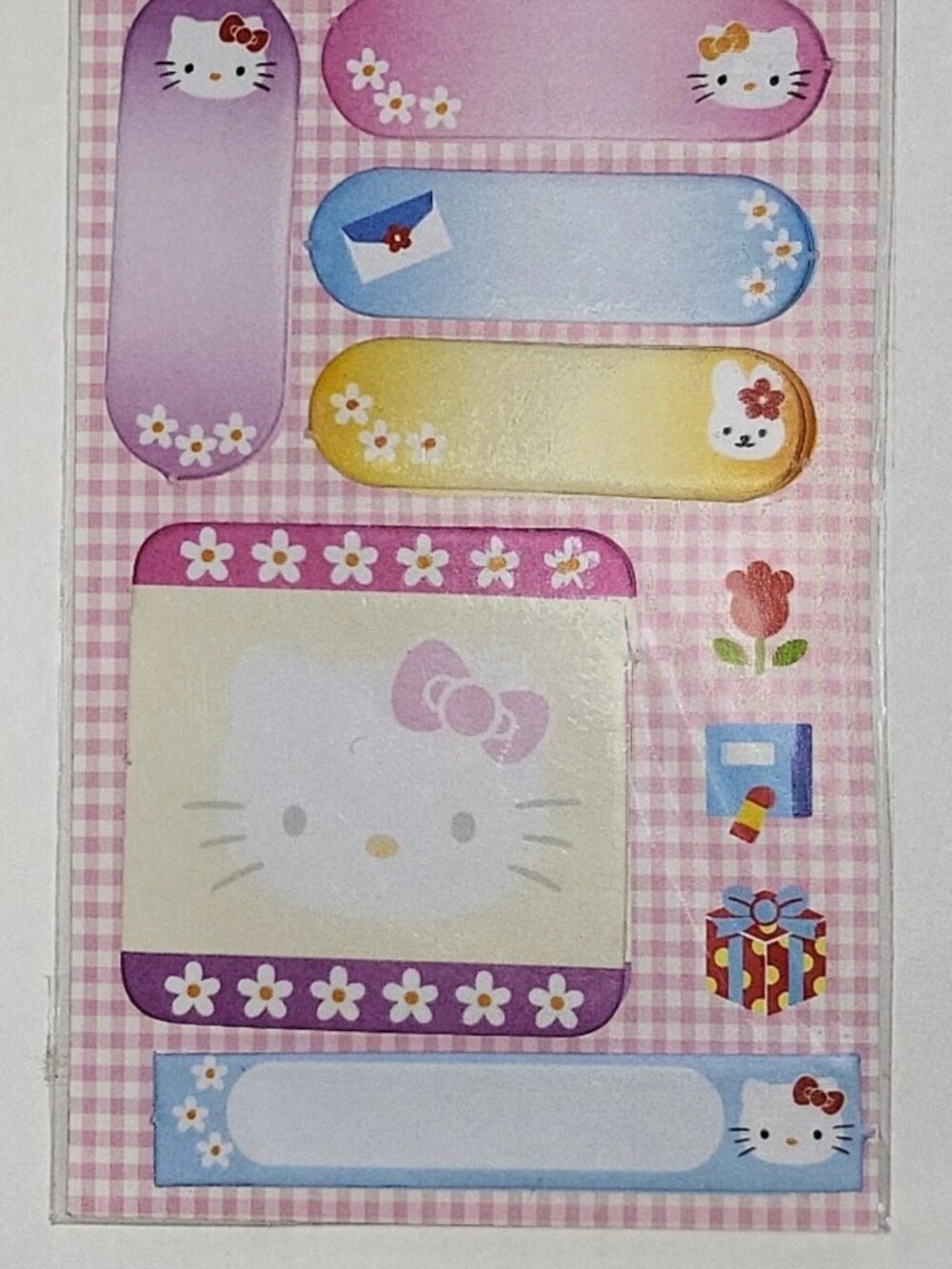 Sanrio Hello Kitty memo pad sticky Post-it note Stationery set - Picture 2 of 2